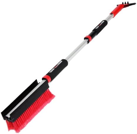 Oskar 41130 44-Inch Fold-Up Extendable Snow Brush