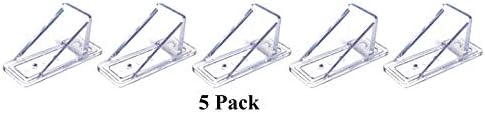 V2-MINI Roof Guard Snow Guard Prevent Sliding Ice Snow Stop Buildup Plastic Multipack-Multicolor (5, Clear)