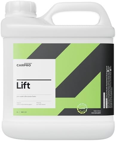 CARPRO Lift - Pre-Wash Snow Foam Car Wash Soap, Dissolves and Lifts Away a Large Amount of Dirt & Grime, Completely Touchless - Use in Bucket or Foam Cannon, Concentrated - Gallon (135oz)