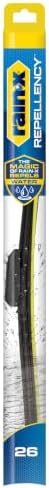 Rain-X 810326 Repellency Water Repellent Wiper Blades, 26" Windshield Wiper, All Weather Streak-Free for Enhanced Visibility w/Water Repellency Formula [Amazon Exclusive]