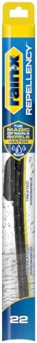 Rain-X 810322 Repellency Water Repellent Wiper Blades, 22" Windshield Wiper, All Weather Streak-Free for Enhanced Visibility w/Water Repellency Formula [Amazon Exclusive]