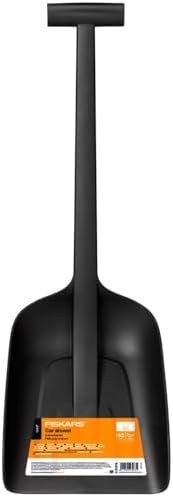 Fiskars Car Snow Shovel, Length: 63 cm, Glass Fibre-Reinforced Plastic
