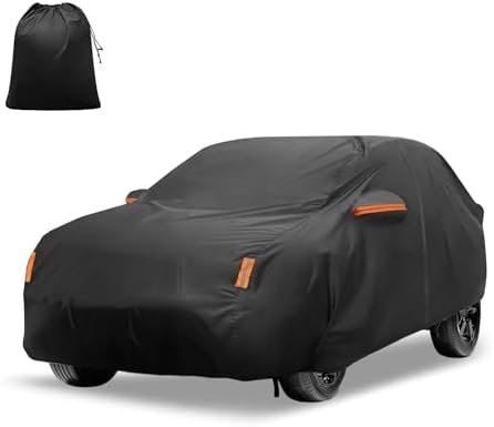 X AUTOHAUX Waterproof Full Car Cover for Toyota RAV4 2012-2022 210D-PU