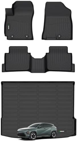 ANBINGO® Floor Mats & Cargo Liner for Hyundai Kona 2024-2026(NO EV)