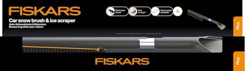 Fiskars Plus Car Snow Brush and Ice Scraper Short 63cm