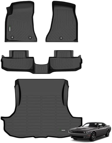 ANBINGO® Floor Mats & Cargo Liner for Dodge Challenger RWD 2015-2023