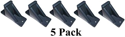 JSP Manufacturing Dark Grey Plastic Mini Roof Snow and Ice Guard - Multi-Quantity Pack | Prevent Sliding Snow Stop Buildup (5)