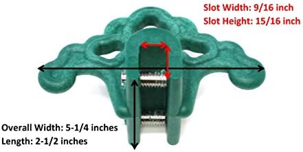 JSP Manufacturing Plastic Roof Ice Guard Snow Guard Snow Stops for Standing Seam Metal Roofing - Multi-Color/Multi-Pack Listing (20, Green)