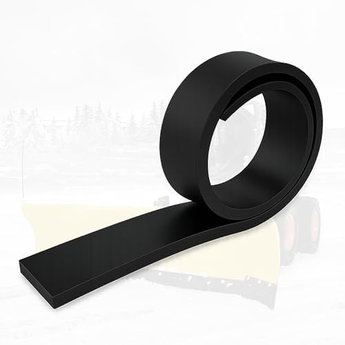 SIMOND STORE Rubber Cutting Edge for Snow Plow –Heavy Duty 60" x 4" x 0.75"