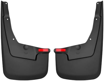 Husky Liners Custom Mud Guards | Fits 2019-2026 Dodge Ram 1500 w/Out OEM Fender Flares | Front Set, 2-pc Black - 58141