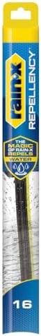 Rain-X 810316 Repellency Water Repellent Wiper Blades, 16" Windshield Wiper, All Weather Streak-Free for Enhanced Visibility w/Water Repellency Formula [Amazon Exclusive]
