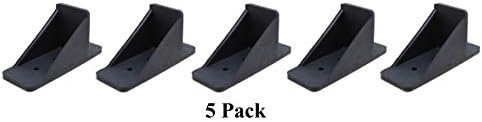 JSP Manufacturing V2-MINI Roof Guard Snow Guard Prevent Sliding Ice Snow Stop Buildup Plastic Multipack-Multicolor (5, Dark Grey)