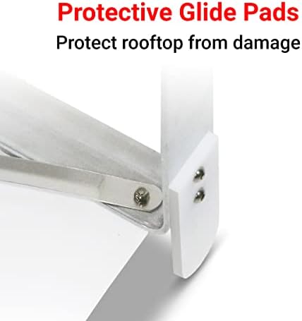 SNOWPEELER ROOF RAKE! Easy-To-Use Rooftop Snow Removal Tool with 20-FT Handle, 9-FT Snow Slide and 18-IN Cutting Blade. Aluminum and Stainless-Steel Construction. Less Time and Effort than Snow Rakes!