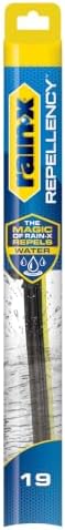 Rain-X 810319 Repellency Water Repellent Wiper Blades, 19" Windshield Wiper, All Weather Streak-Free for Enhanced Visibility w/Water Repellency Formula [Amazon Exclusive]
