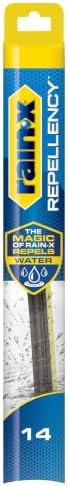 Rain-X 810314 Repellency Water Repellent Wiper Blades, 14" Windshield Wiper, All Weather Streak-Free for Enhanced Visibility w/Water Repellency Formula [Amazon Exclusive]