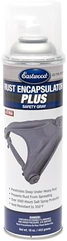 Eastwood Matte Safety Gray Rust Encapsulator Plus | Long Lasting Durable Finish 1 Coat Automotive Maximum Rust Protection | Heat Resistance up to 350 Degrees F | 16 oz. Aerosol | 1 Pack