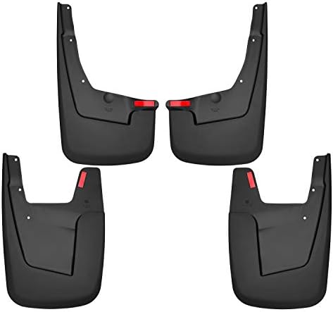 Husky Liners — Front & Rear Mud Guards | Fits 2019-2024 Ram 1500 w/Out OEM Fender Flares - Black, 4 Pc | 58146