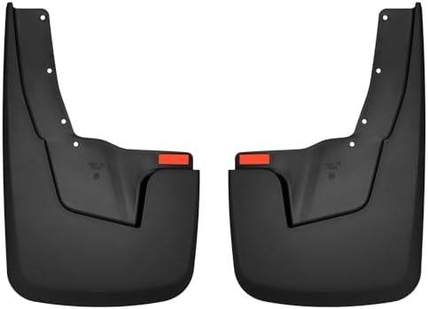 Husky Liners — Rear Mud Guards | Fits 2019-2024 Dodge Ram 1500 with Factory OEM Flares ONLY (Will NOT Fit TRX Edition) - Black, 2 Pc. | 59131