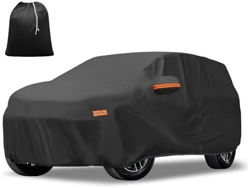 X AUTOHAUX Waterproof Full Car Cover for Jeep Grand Cherokee 210D-PU