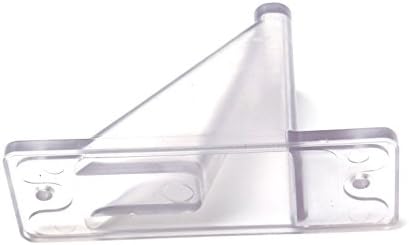 JSP Manufacturing Clear Plastic Mini Roof Snow and Ice Guard - Multi-Quantity Pack | Prevent Sliding Snow Stop Buildup (100)