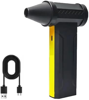Cordless Leaf Blower, Electric Air Blower 160000RPM Powerful Snow High-Speed Dust Fan Mini Turbo Jet Handheld Brushless Motor Car Dryer