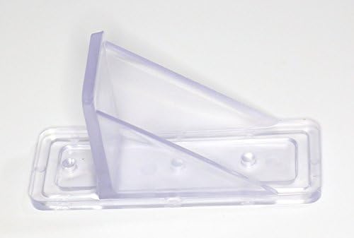 V2-MINI Roof Guard Snow Guard Prevent Sliding Ice Snow Stop Buildup Plastic Multipack-Multicolor (50, Clear)
