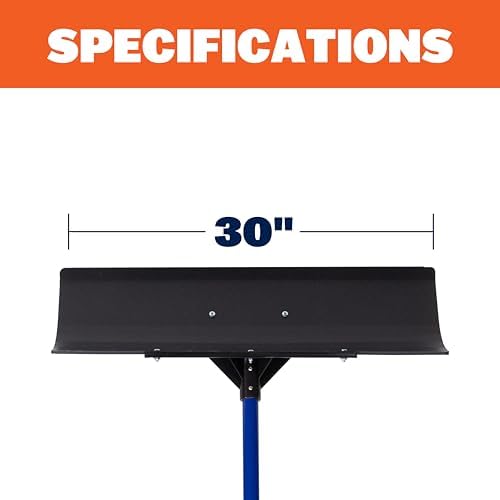 MARSHALLTOWN Polar Pusher 30 Inch Snow Pusher, Assembled in the USA