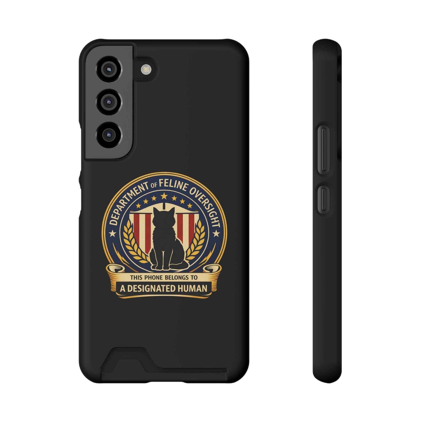 Department of Feline Oversight Samsung Case — Designated Human Edition