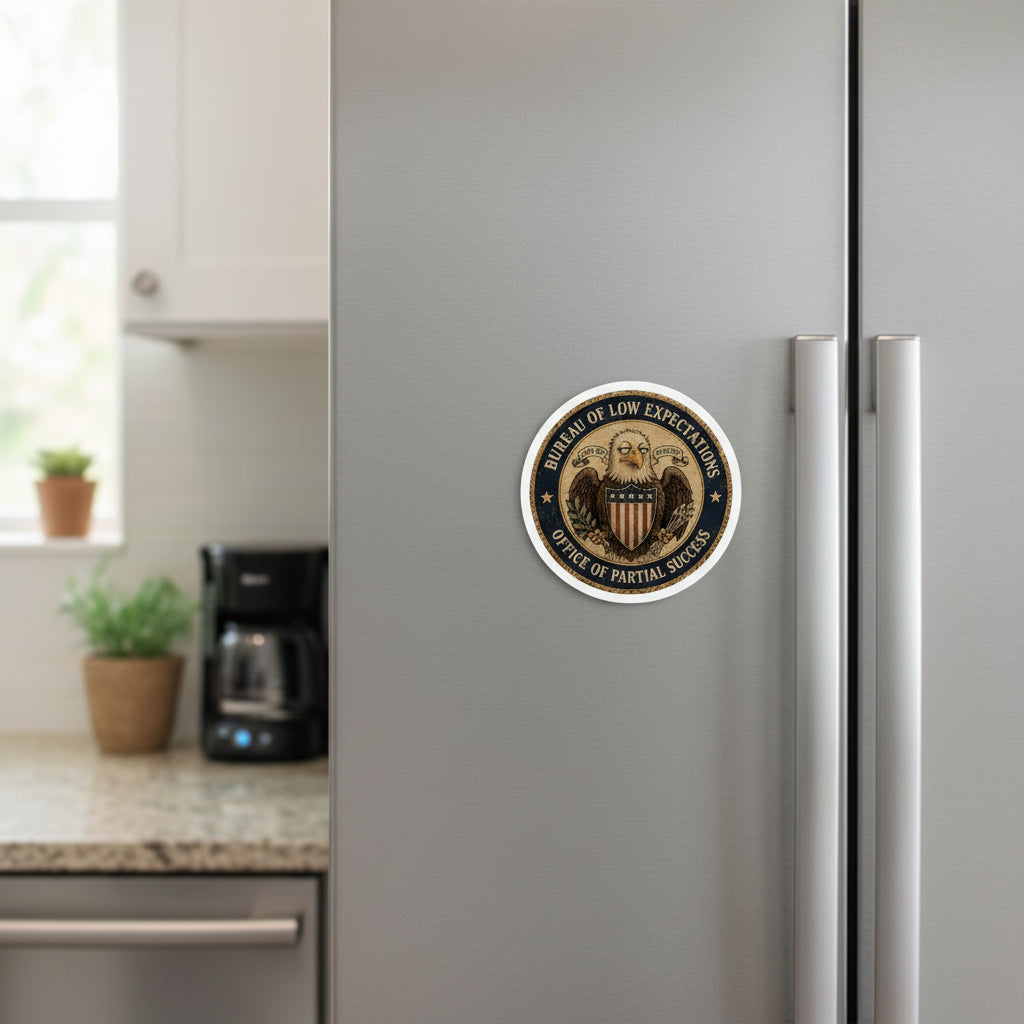 Bureau of Low Expectations Magnet | Office of Partial Success