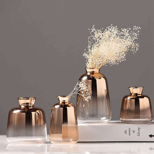Nordic modern minimalist decoration in glass vase