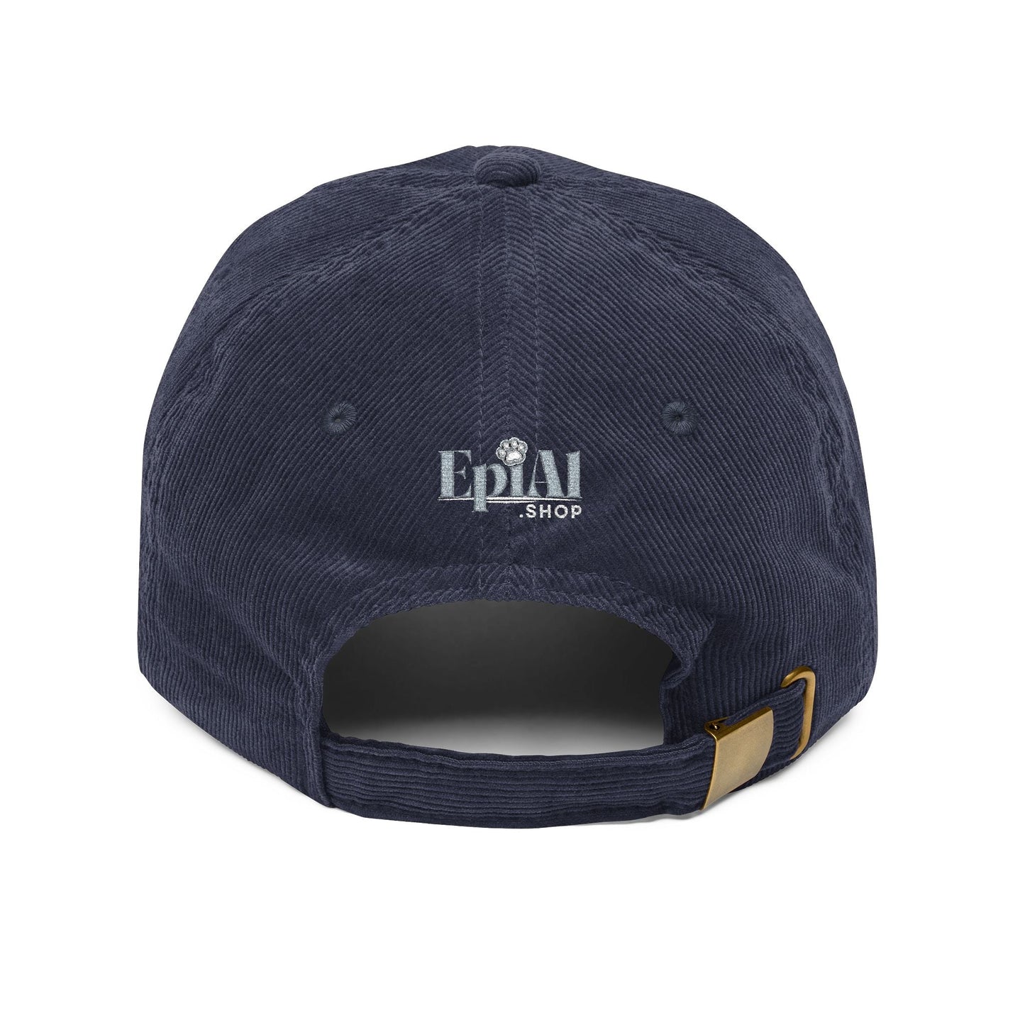 Still Here – Lavender Ribbon Embroidered Corduroy Cap
