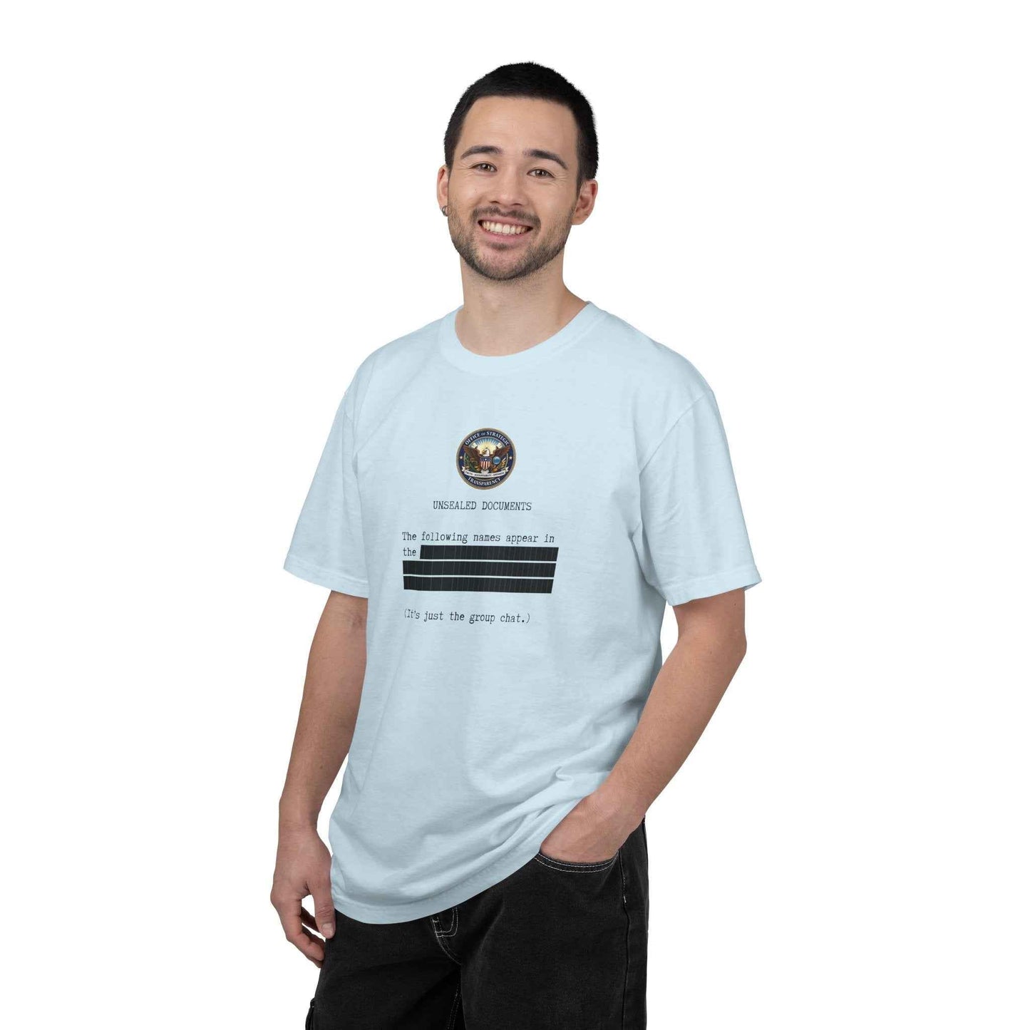 Unsealed Documents Unisex T-Shirt – Redacted Political Satire Tee