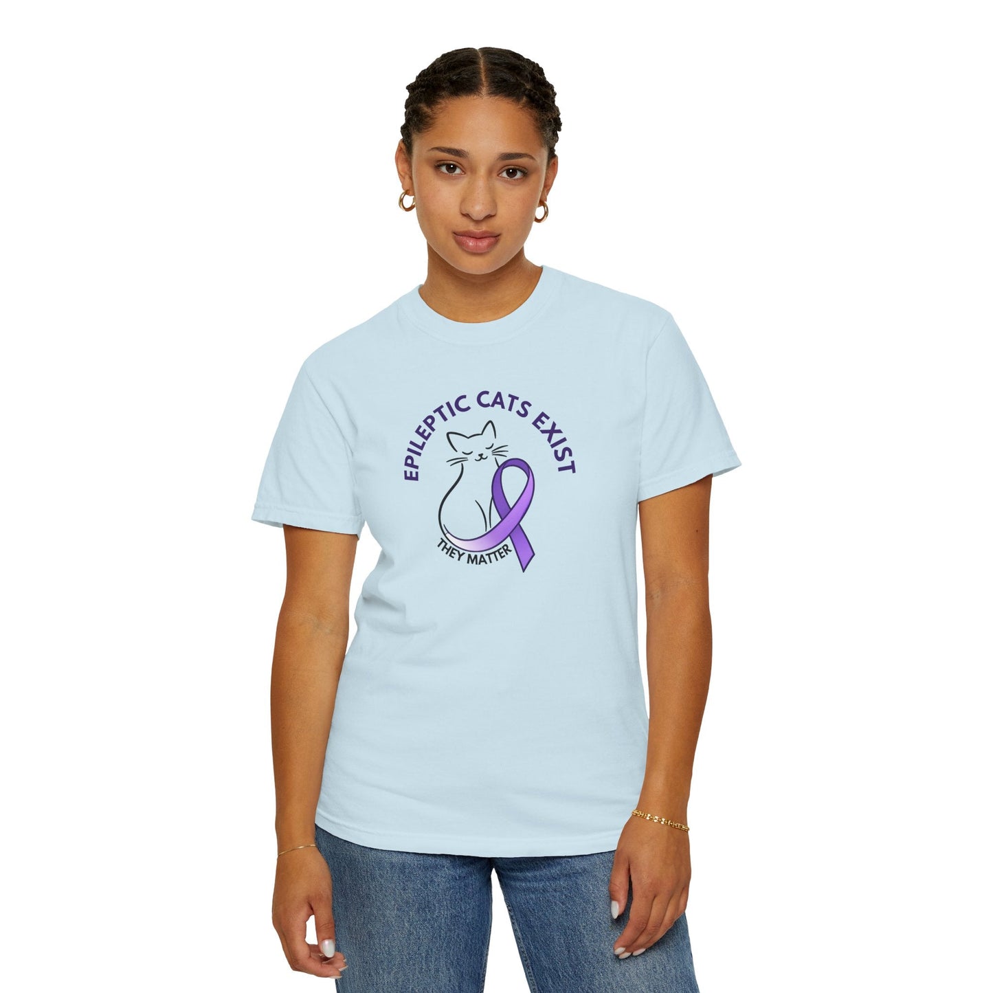 Epikitty Awareness T-Shirt – Epileptic Cats Exist. They Matter.