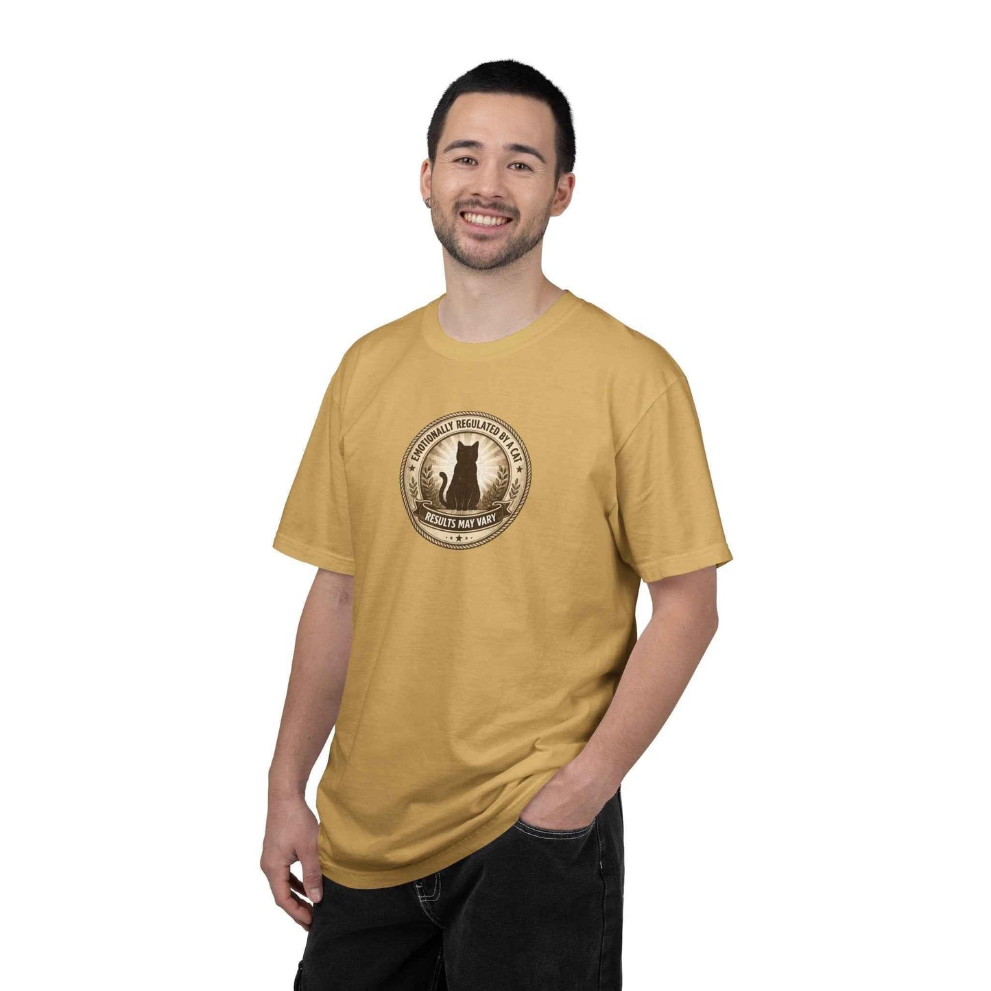 Emotionally Regulated by a Cat T-Shirt
