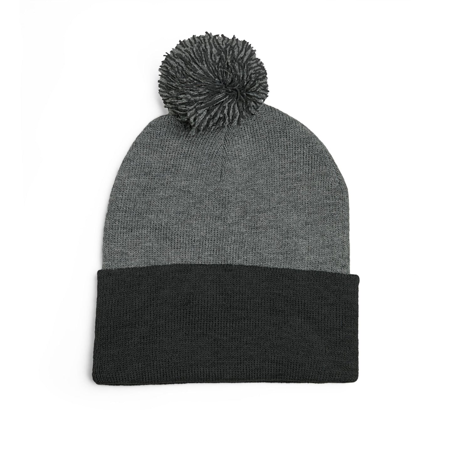 Still Here Pom-Pom Beanie – Epilepsy Awareness Knit Hat with Purple Ribbon