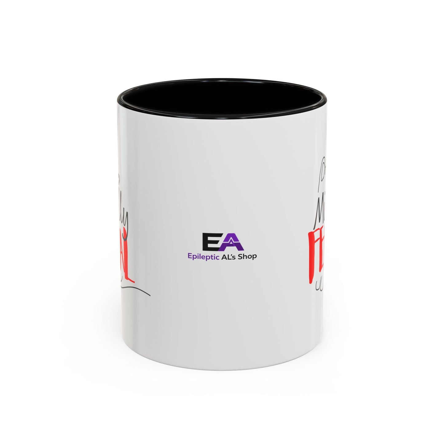 Mildly Feral Accent Mug — Morning Mood, Accurately Labeled