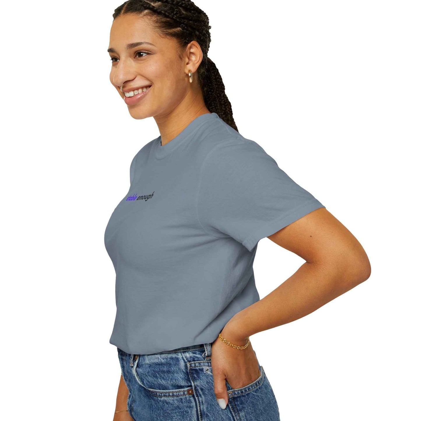 Stable Enough Epilepsy Awareness T-Shirt | Minimal Awareness Tee