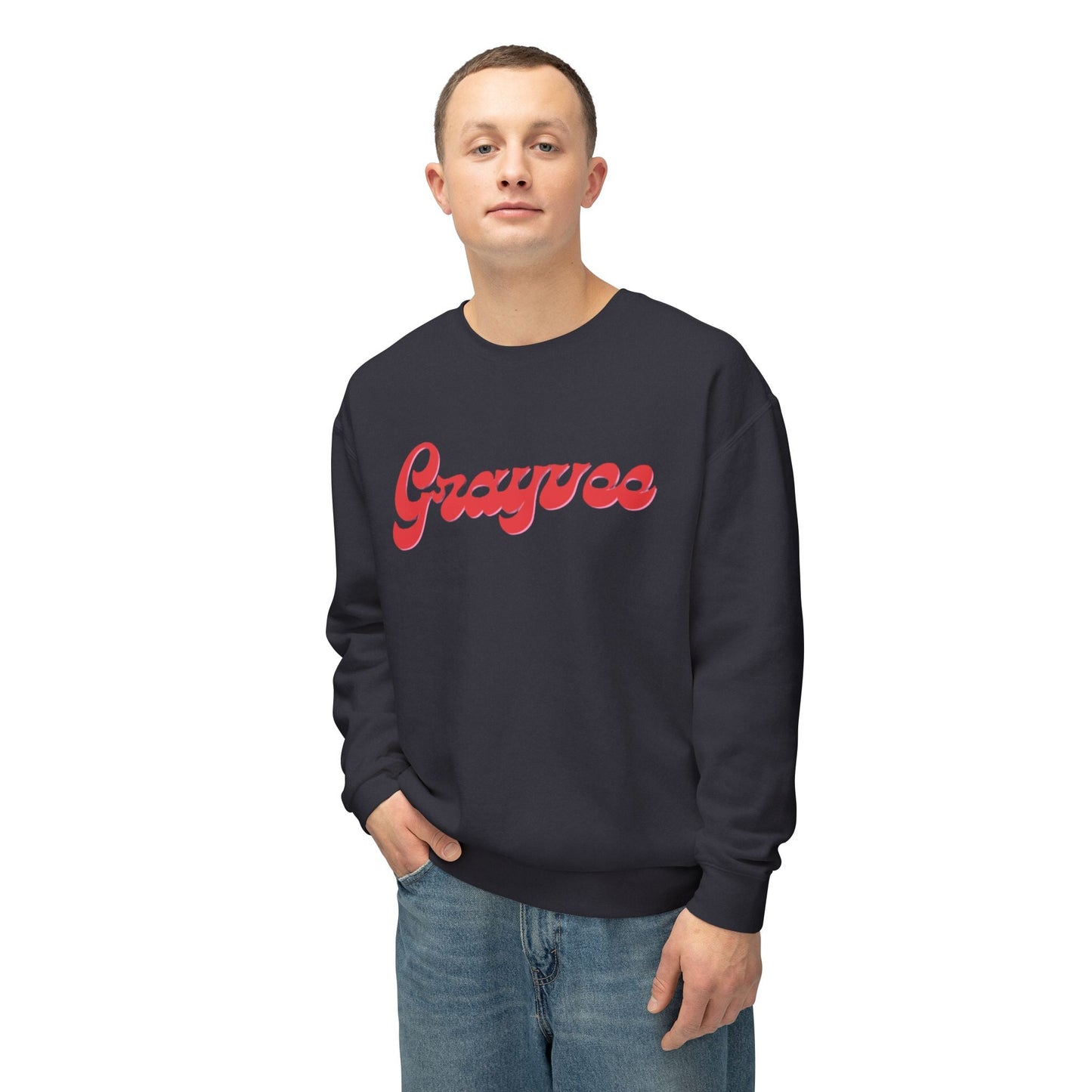 Unisex Lightweight Crewneck Sweatshirt "Grayvee"