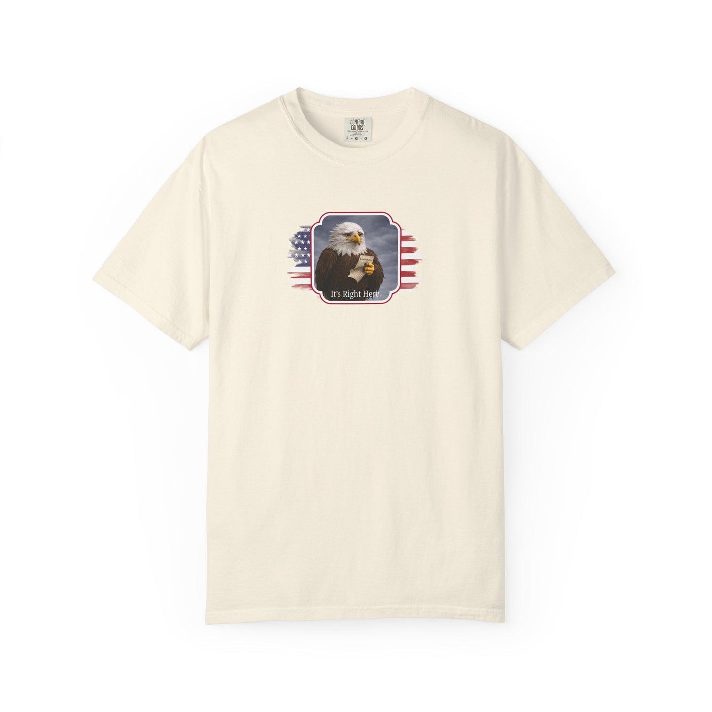 “It’s Right Here” Political Parody T-Shirt