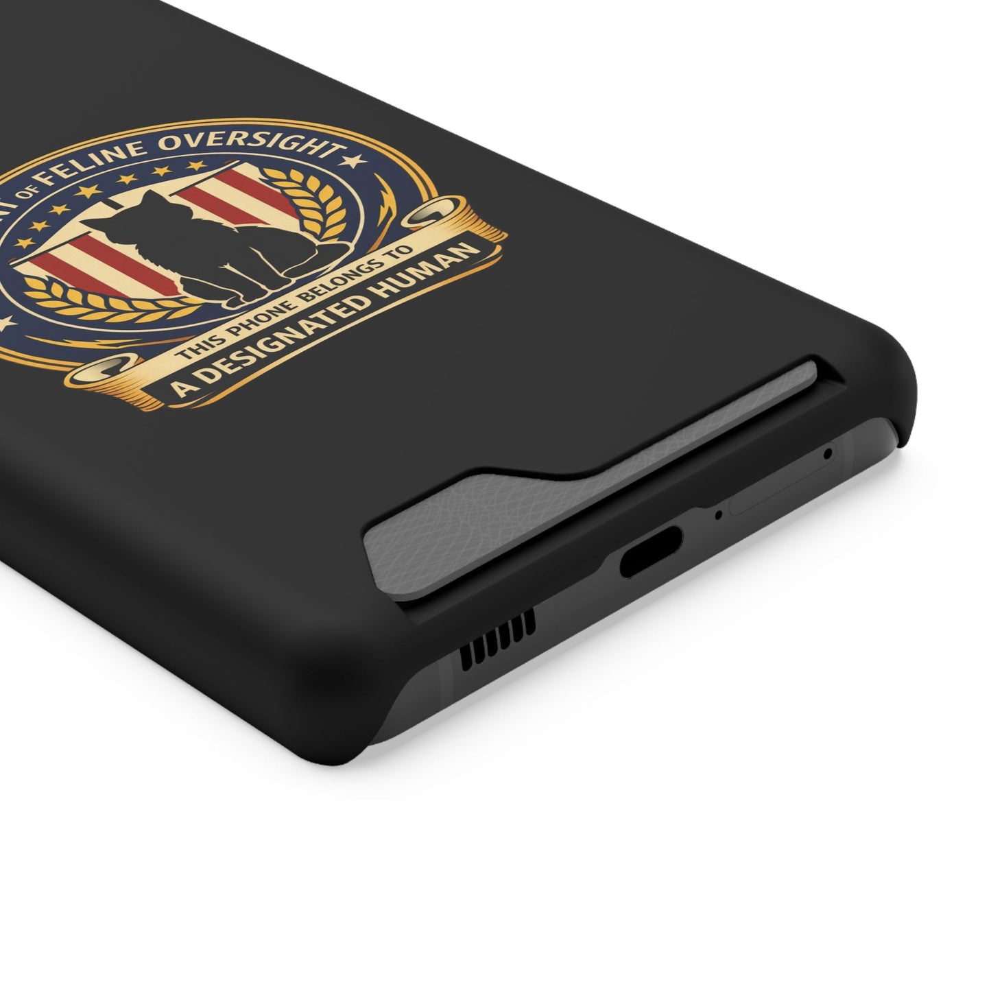 Department of Feline Oversight MagSafe iPhone Case — Designated Human Edition