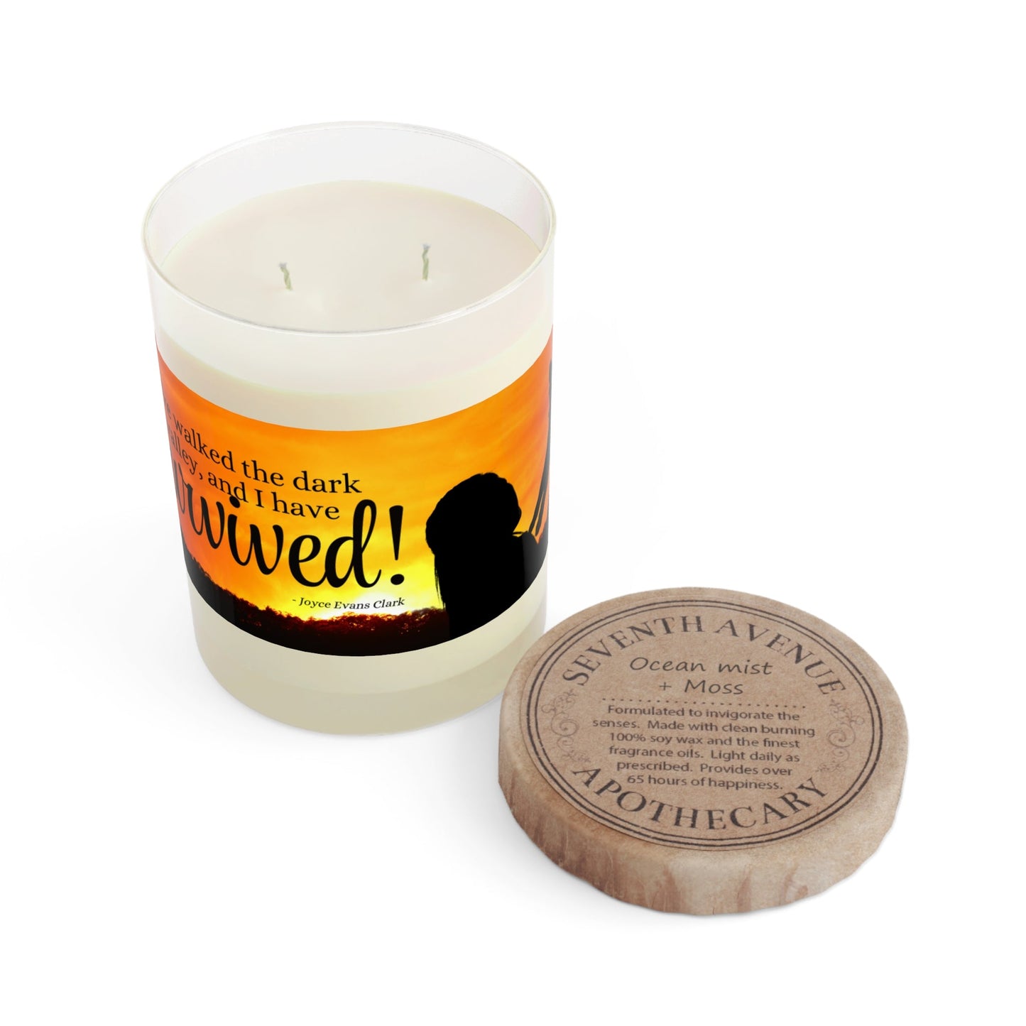 I Survived Candle | Resilience Quote Soy Candle
