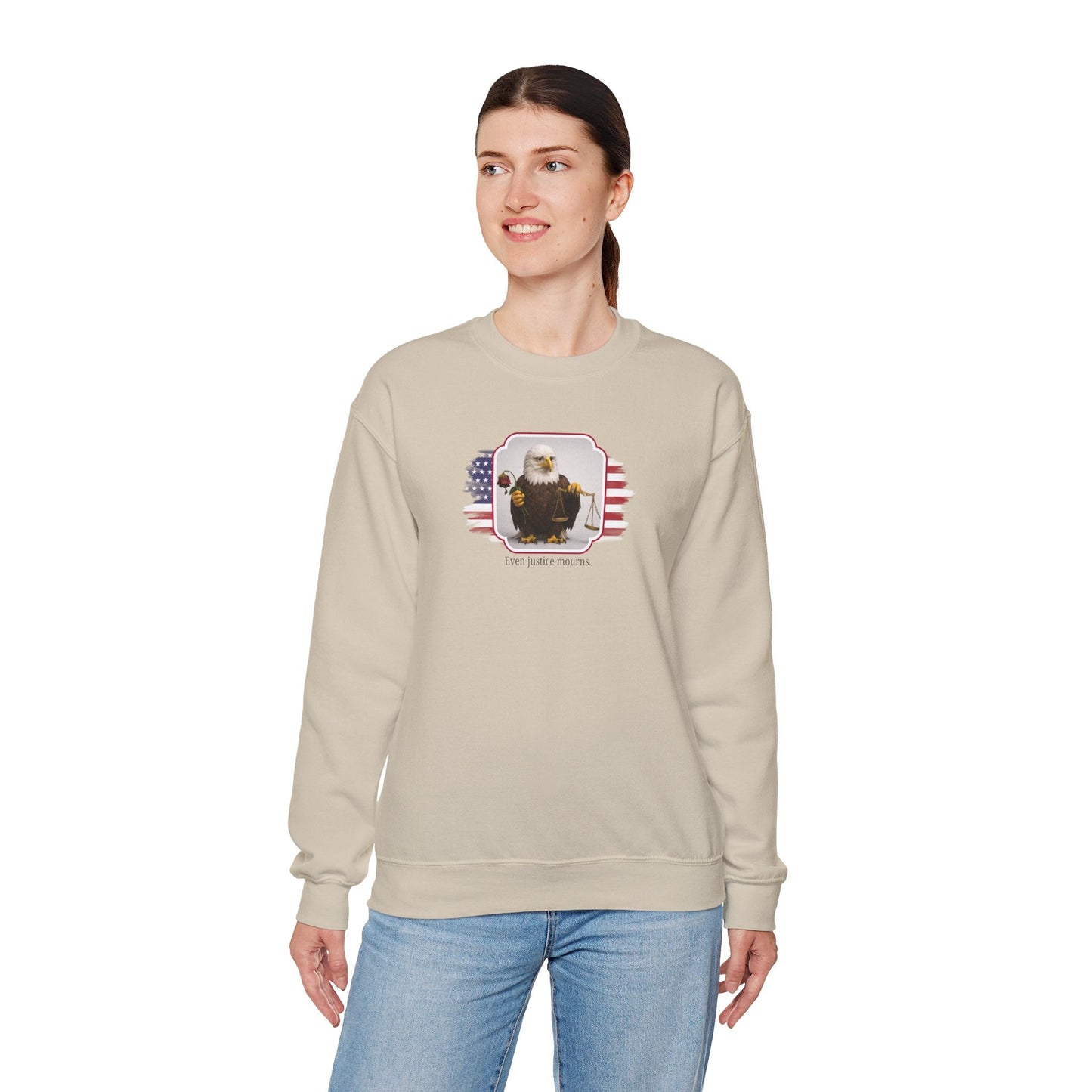 Even Justice Mourns Political Parody Sweatshirt