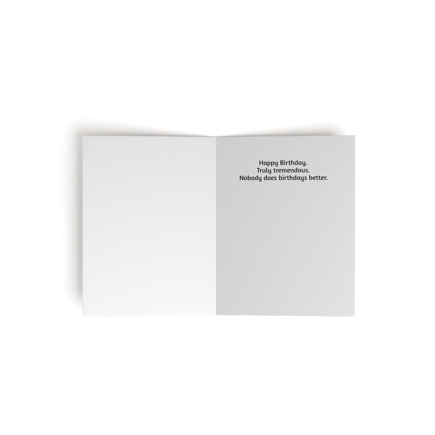 Aging Excellence – Faux Seal Birthday Greeting Card (Packs of 8, 16, 24)