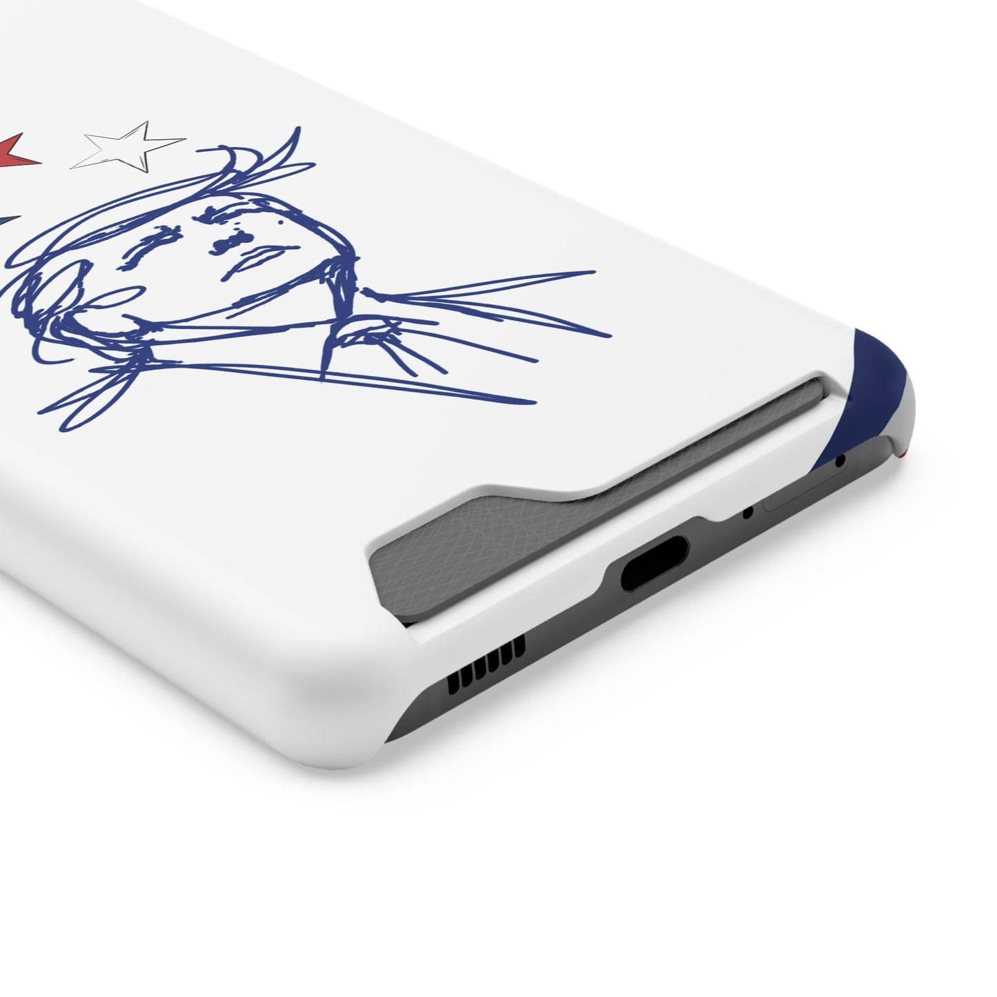 Minimal Line Portrait MagSafe iPhone Case — Say Less Edition