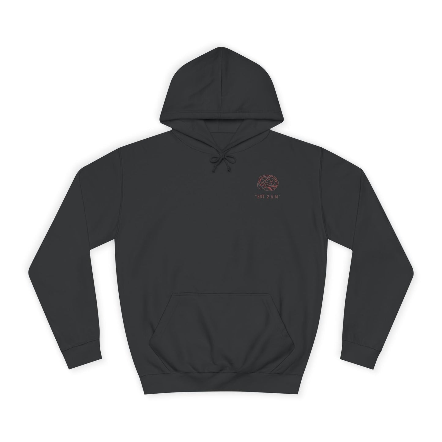 Unisex Overthinking Club Hoodie | Cozy College Gear, Thoughtful Gift for Students, Casual Wear, Relaxed Style, Brainy Humor Apparel