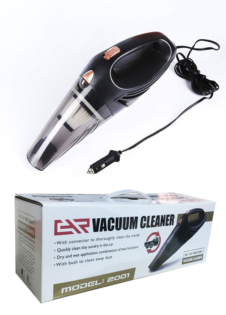 High-Power Car Vacuum Cleaner with Strong Suction