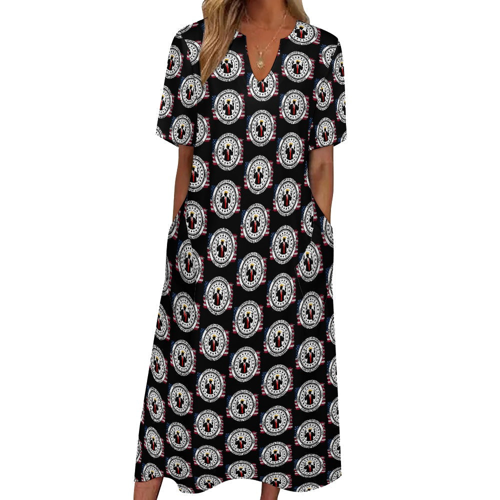 Certified 67 Parody Dress – 7-Point Sleeve V-Neck