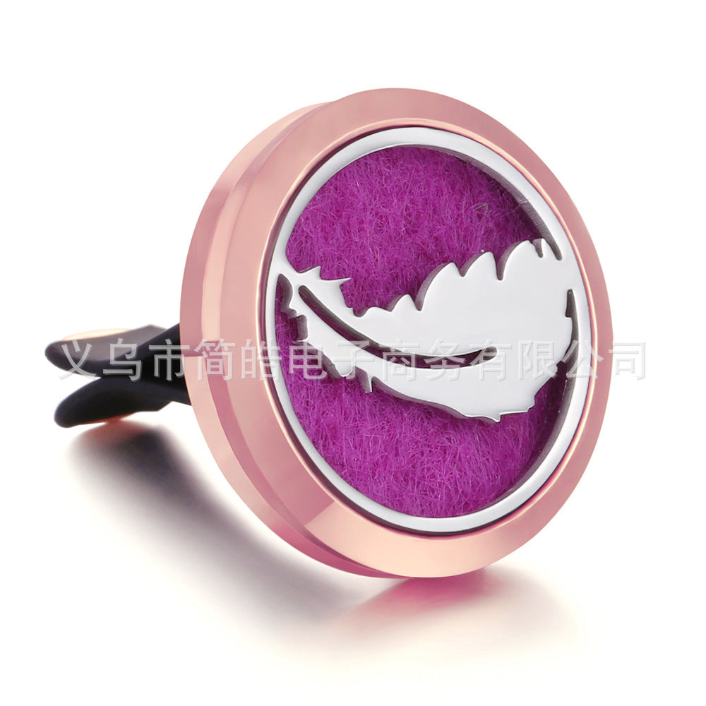 Rose Gold Car Air Freshener Clip with Decorative Box