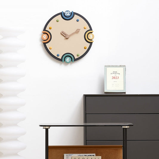 Household Cream Style Clock TV Cabinet Hallway Decorations