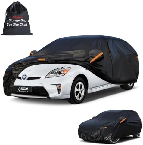 Kayme Hatchback Car Cover Waterproof All Weather - See Size Chart - H3